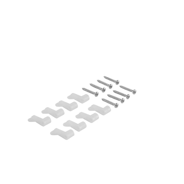 M-D Building Products M-D Building Products White Plastic Screen Frame Clip 8 pc 14169 - main